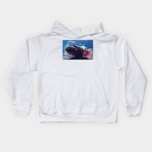 Alien landing Kids Hoodie